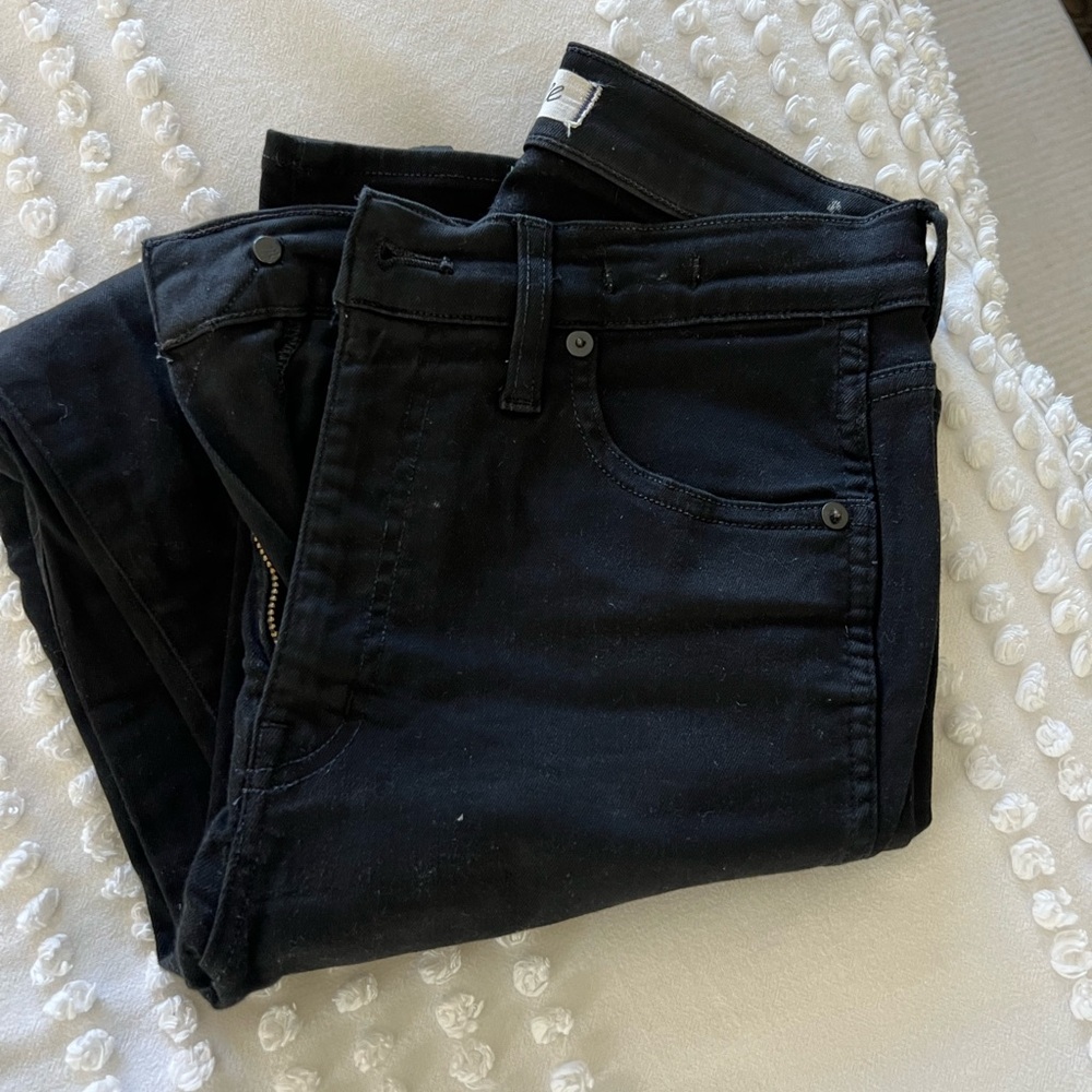 Madewell skinny black jeans (size 27T)